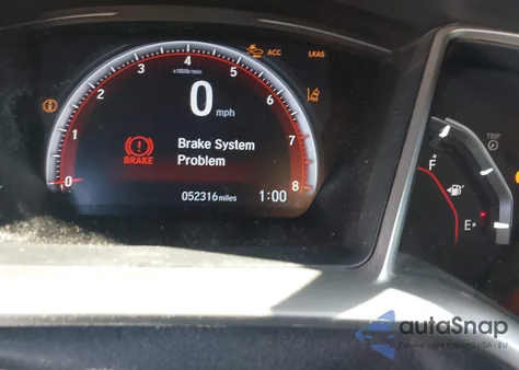 2020 Honda Civic Sport из США, поврежденный, VIN 19XFC2F88LE202543